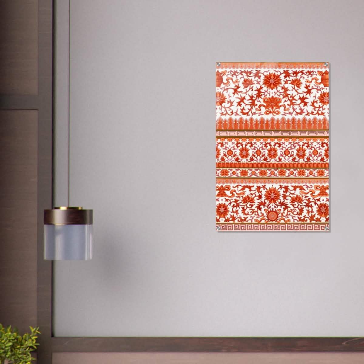 Chinese Ornament - Geometric Art - Acrylic Print - 60x90 cm / 24x36″ -