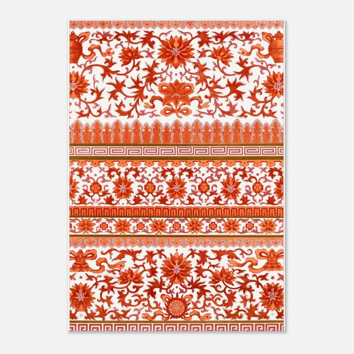 Chinese Ornament - Geometric Art - Aluminum Print - 70x100 cm / 28x40″ -