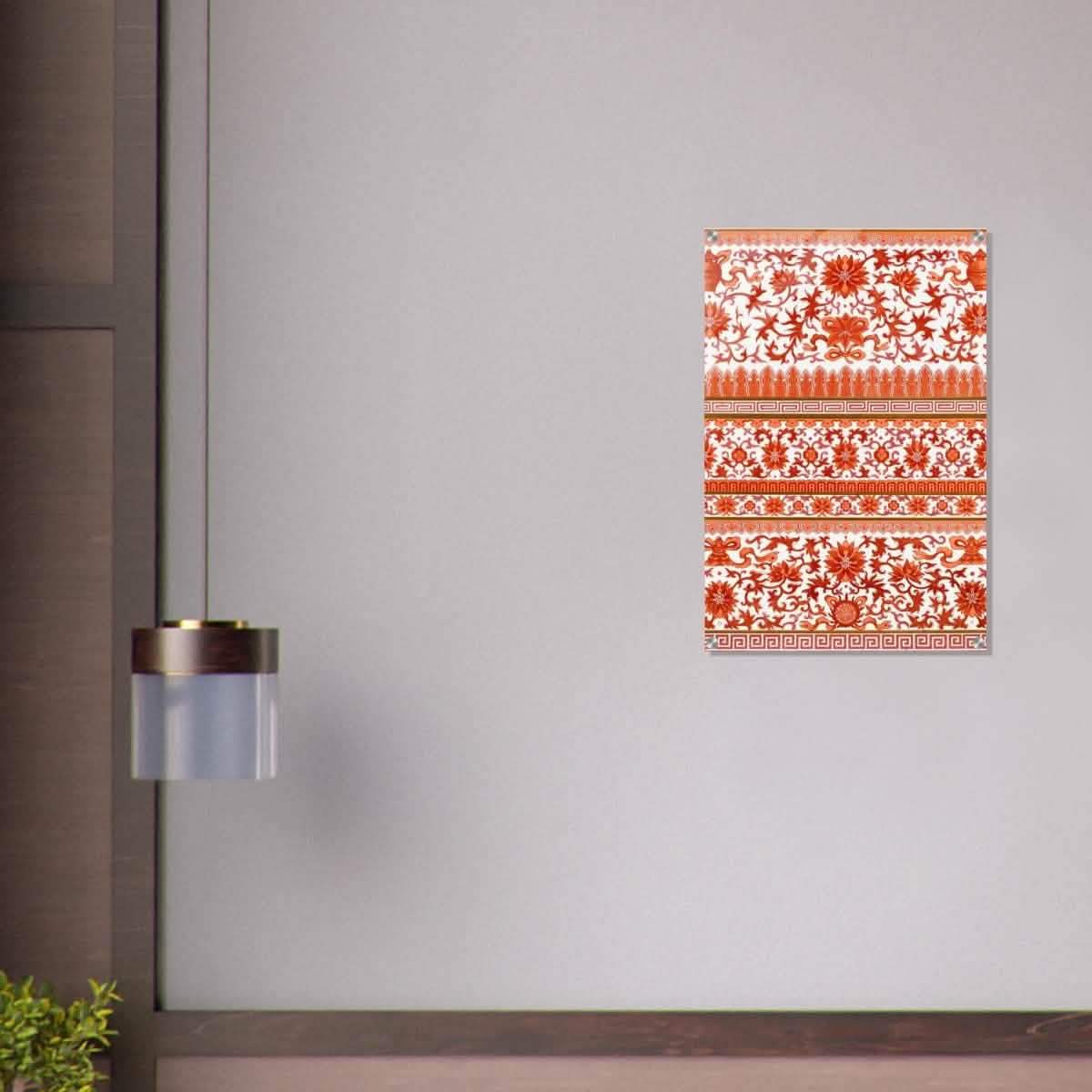 Chinese Ornament - Geometric Art - Acrylic Print - 50x75 cm / 20x30″ -