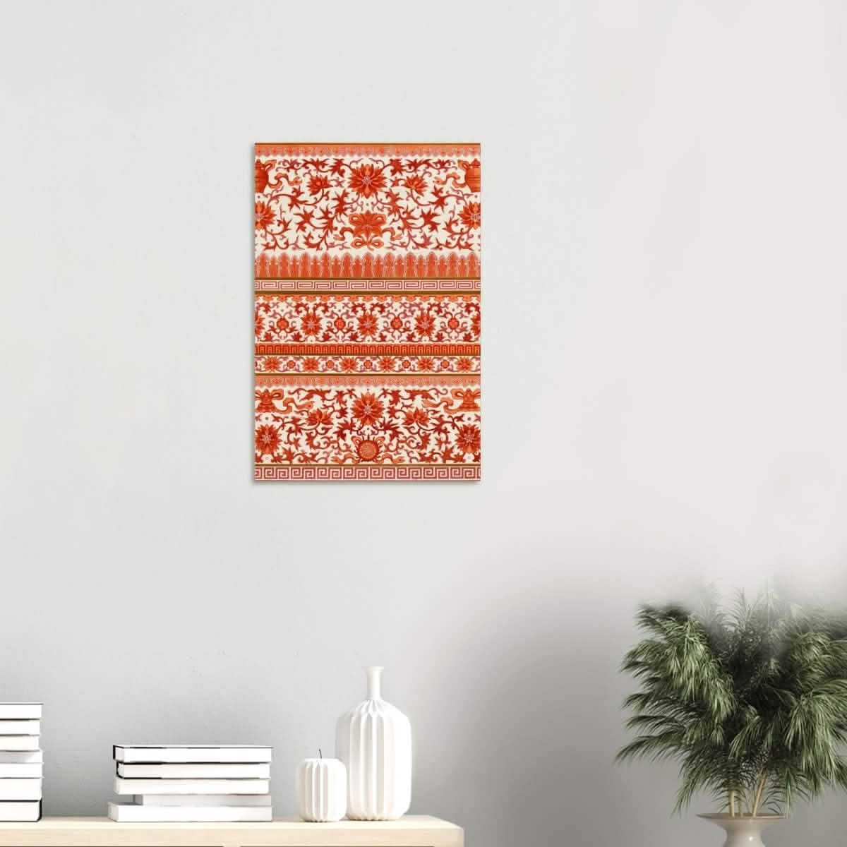 Chinese Ornament - Geometric Art - Wood Prints - 40x60 cm / 16x24″ - 20 mm