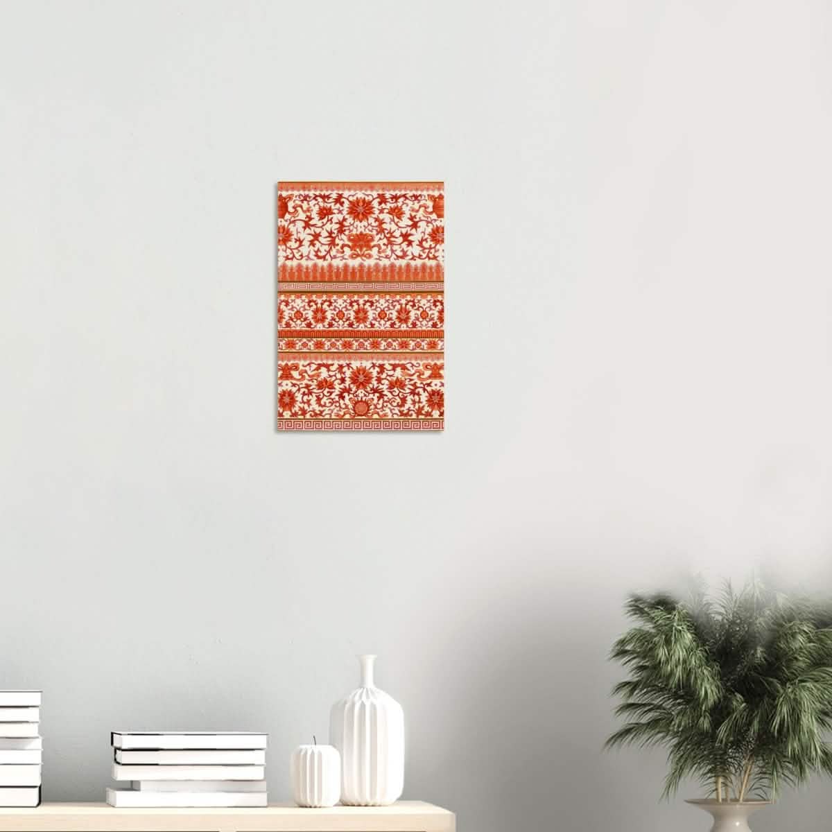 Chinese Ornament - Geometric Art - Wood Prints - 30x45 cm / 12x18″ - 20 mm