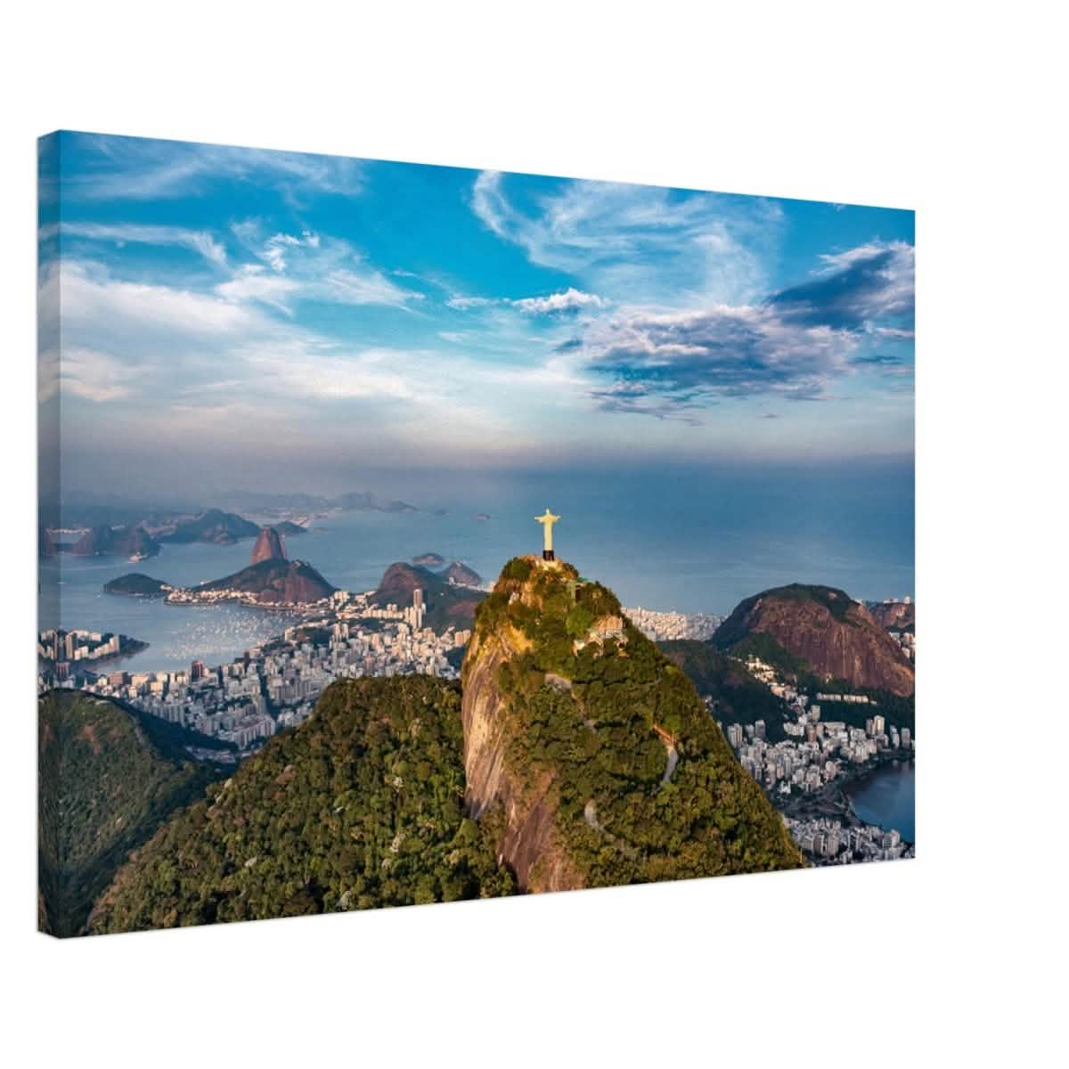 Christ the Redeemer – Guardian of Rio | Wall art print - 50x75 cm / 20x30″ - Canvas -