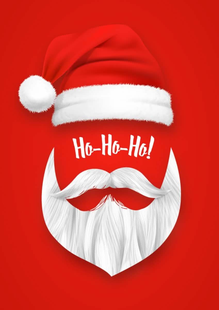 Christmas Joy - Ho Ho Ho | Christmas Collection | 3 Design Options - 30x45 cm / 12x18″ - Design Option 2 - Acrylic Print