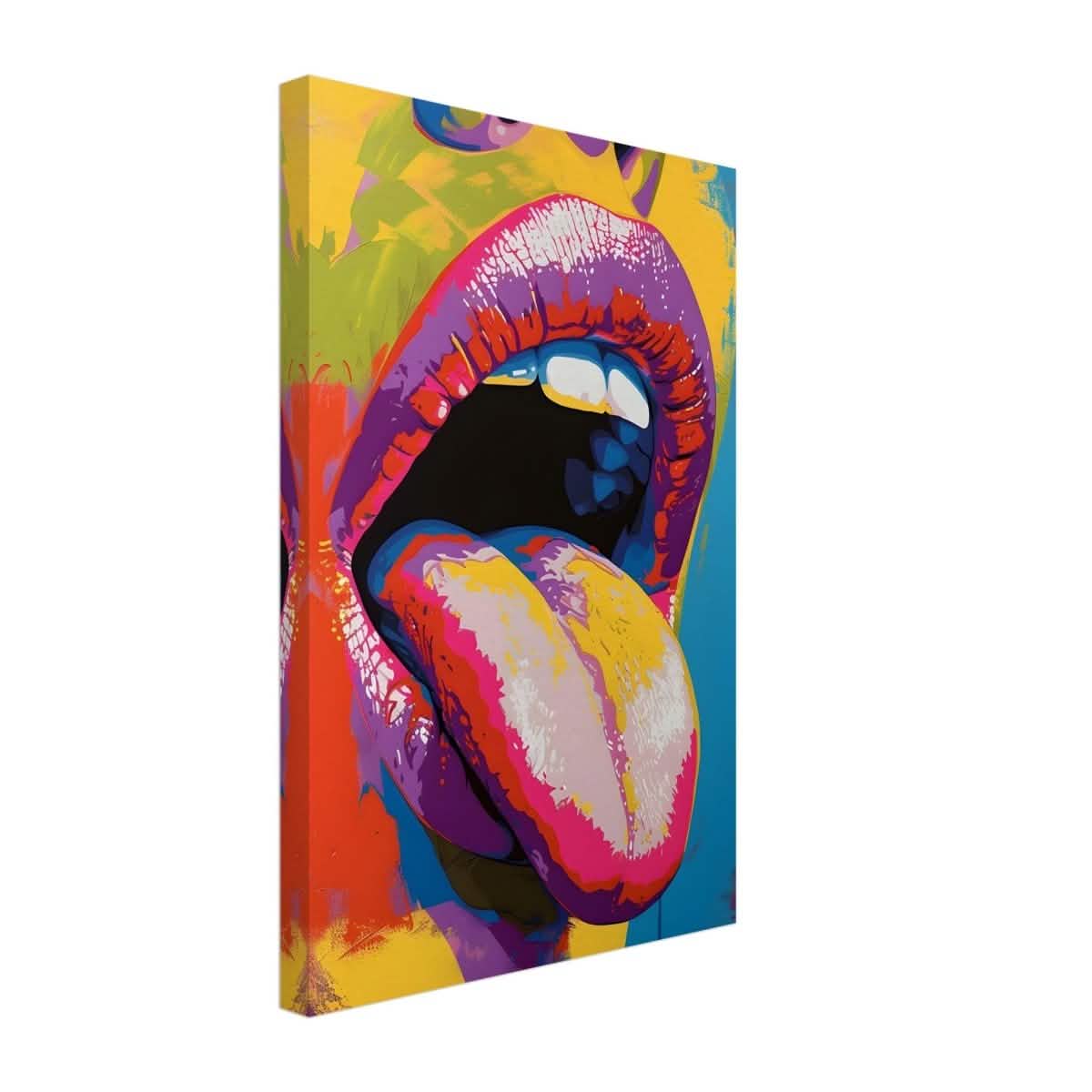 Chromatic Expression | Pop Art Portrait wall art print - Canvas - 30x45 cm / 12x18″ -