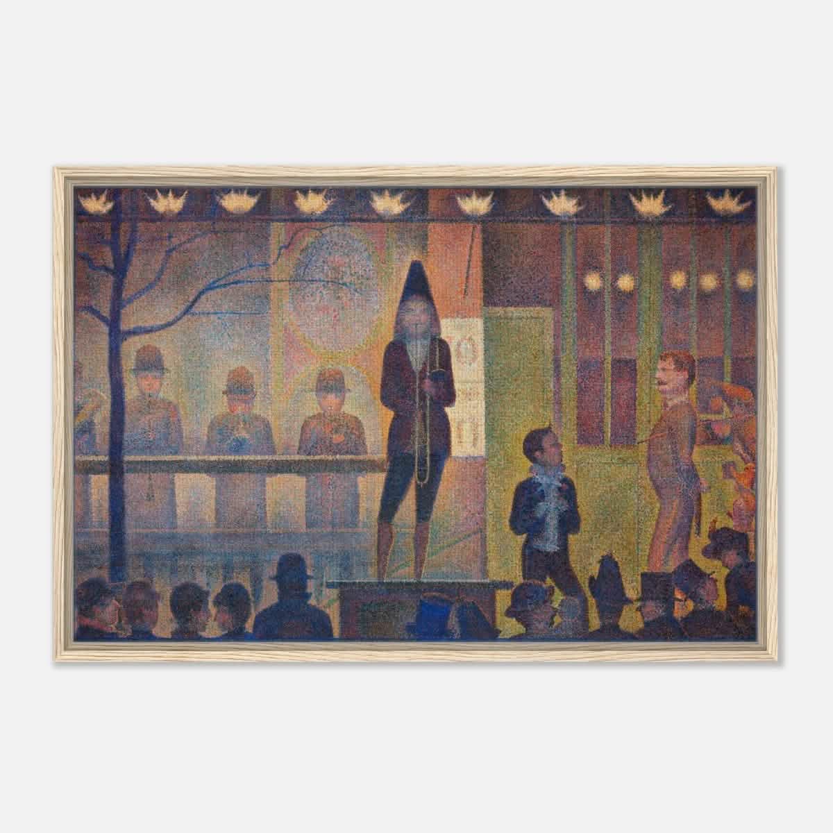 Circus Sideshow by Georges Seurat | Vintage wall art print - Acrylic Print - 30x45 cm / 12x18″ -