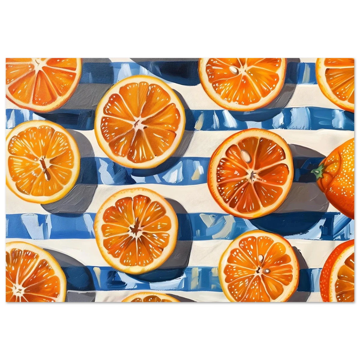 “Citrus Splash” | Wall Art Print - Fine Art Poster - 70x100 cm / 28x40″ -