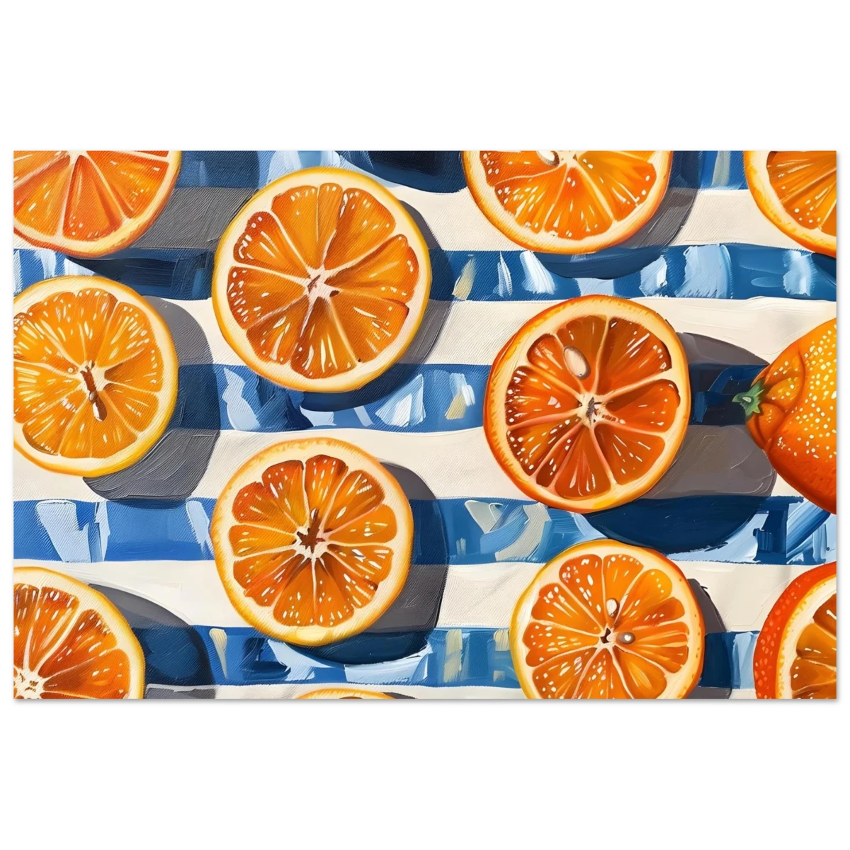 “Citrus Splash” | Wall Art Print - Fine Art Poster - 30x45 cm / 12x18″ -