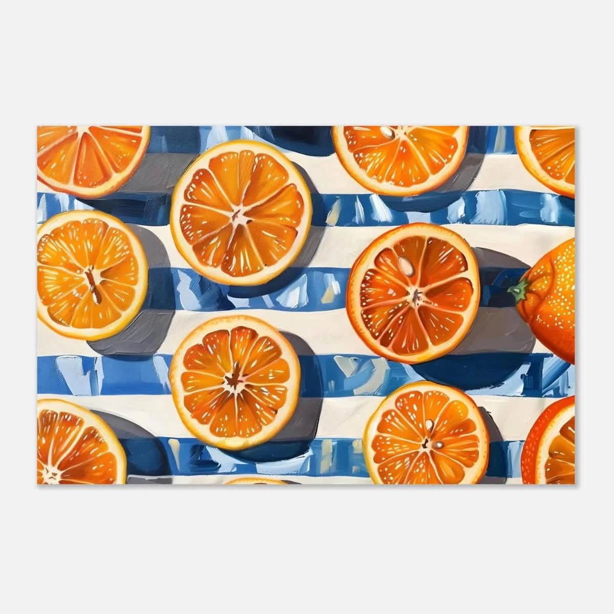 “Citrus Splash” | Wall Art Print - Aluminum Print - 40x60 cm / 16x24″ -