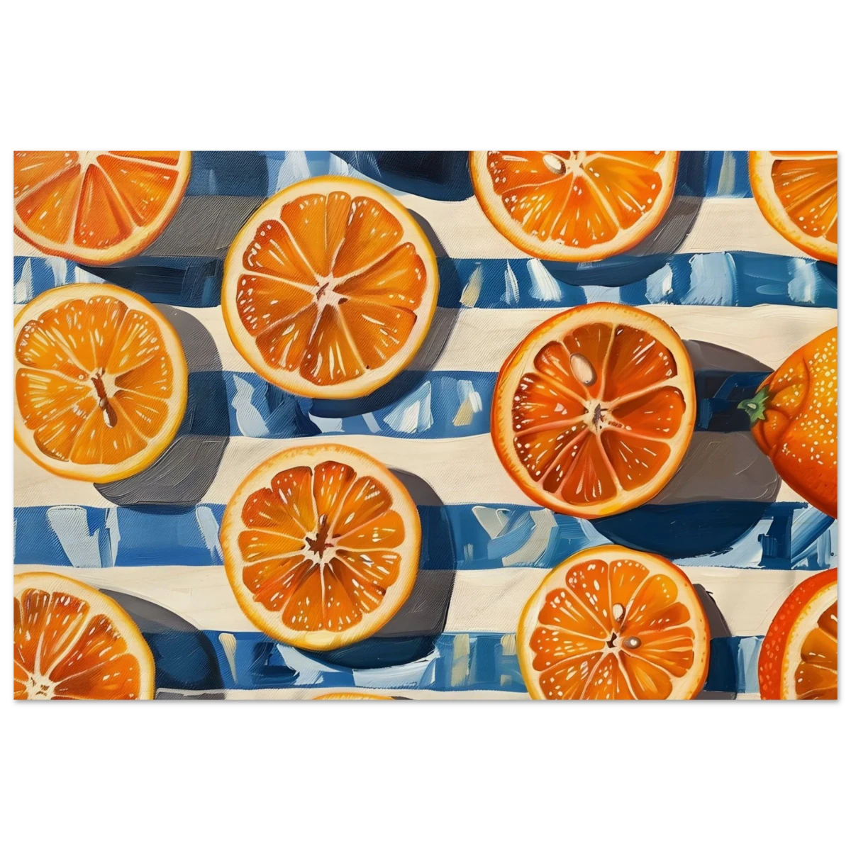 “Citrus Splash” | Wall Art Print - Wood Prints - 50x75 cm / 20x30″ -