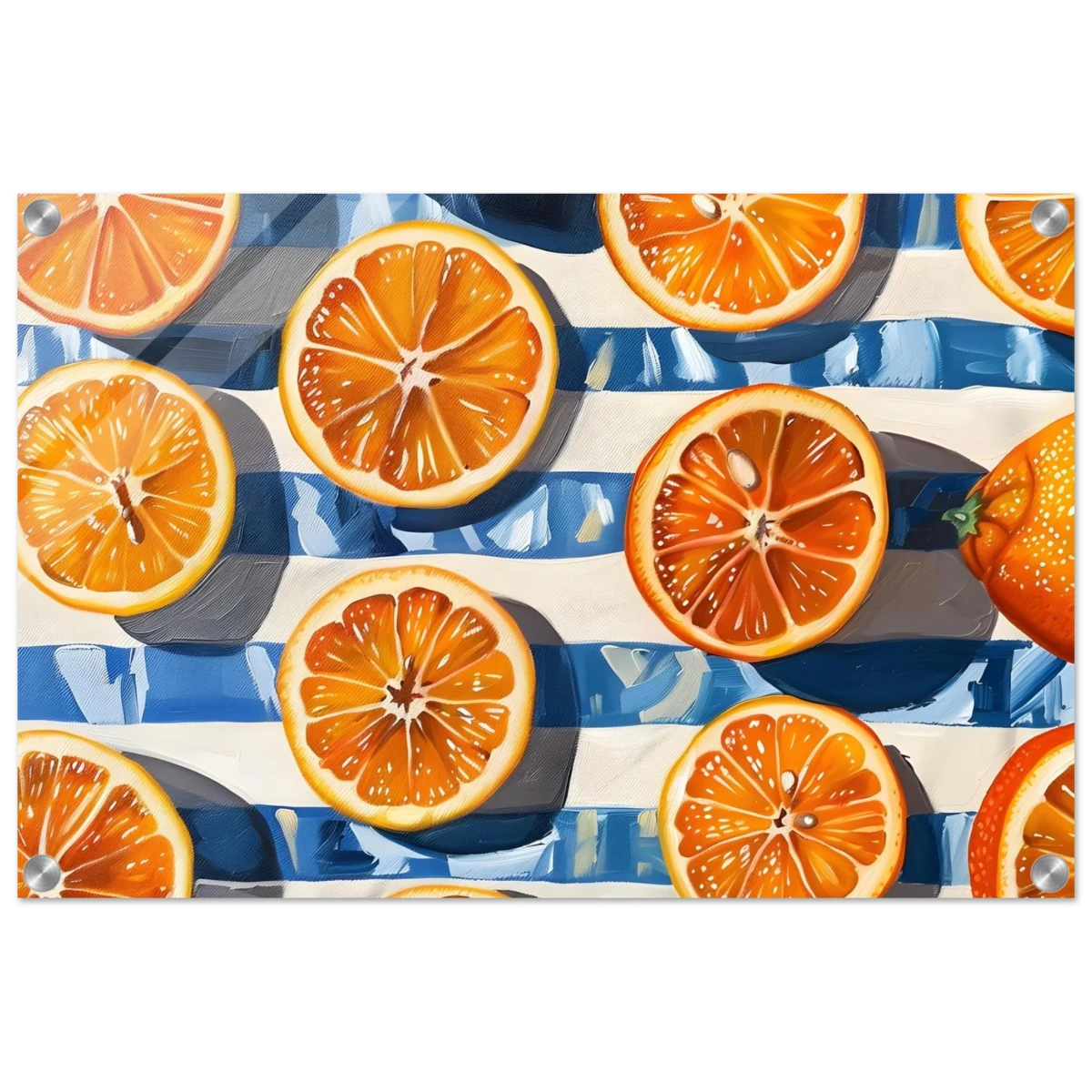 “Citrus Splash” | Wall Art Print - Acrylic Print - 40x60 cm / 16x24″ -