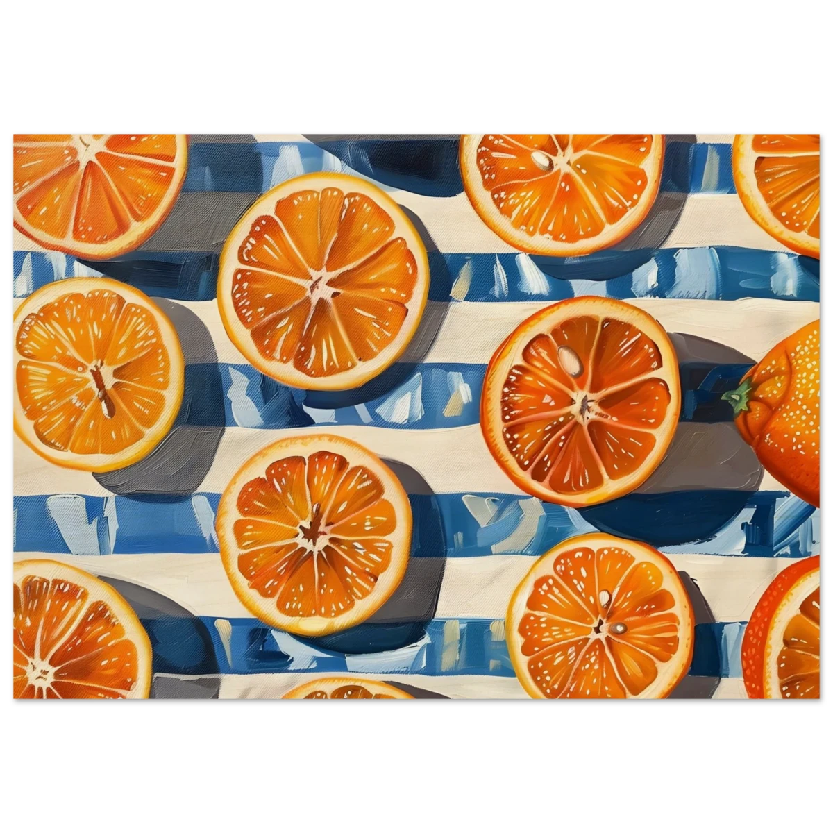 “Citrus Splash” | Wall Art Print - Wood Prints - 70x100 cm / 28x40″ -