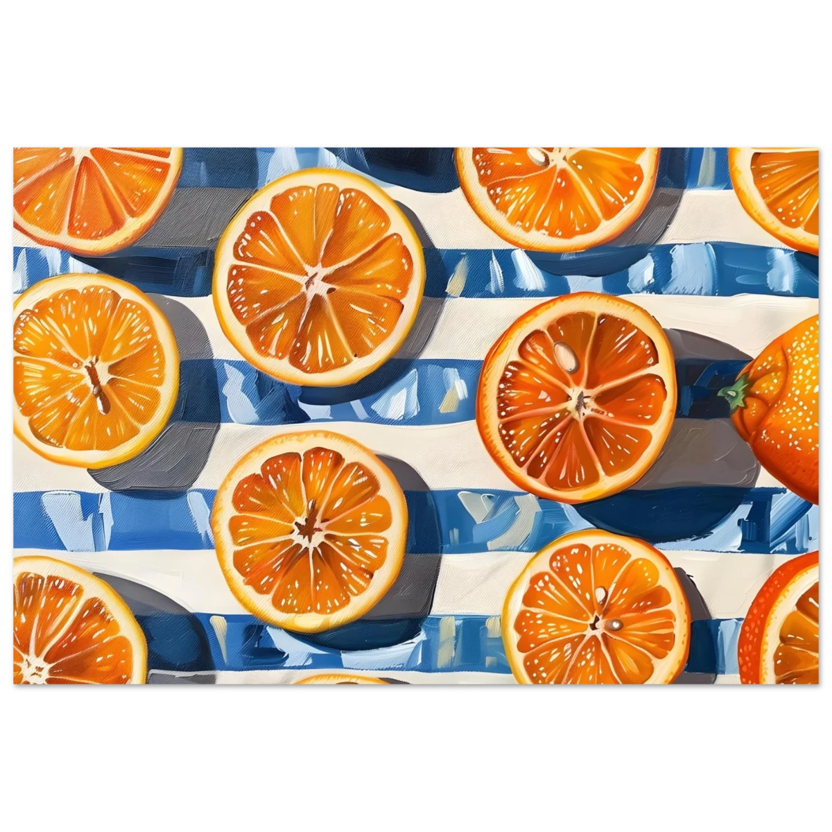 “Citrus Splash” | Wall Art Print - Fine Art Poster - 40x60 cm / 16x24″ -