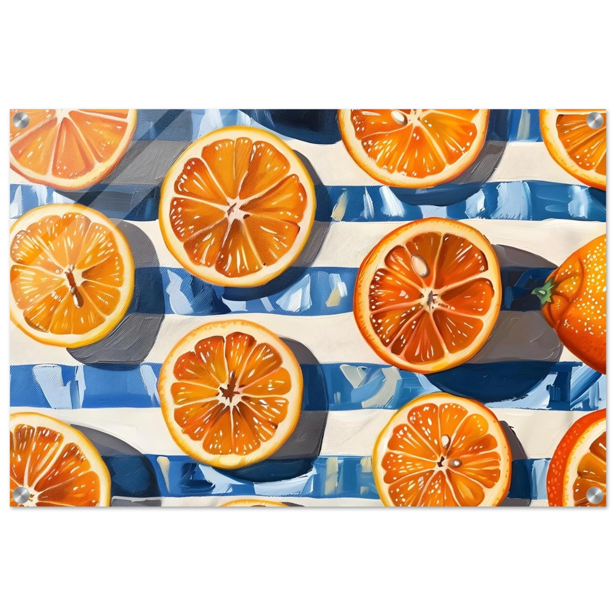 “Citrus Splash” | Wall Art Print - Acrylic Print - 50x75 cm / 20x30″ -