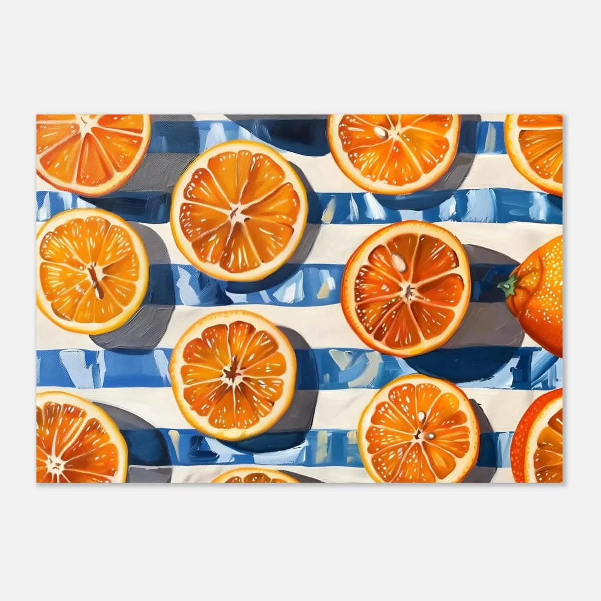 “Citrus Splash” | Wall Art Print - Aluminum Print - 70x100 cm / 28x40″ -