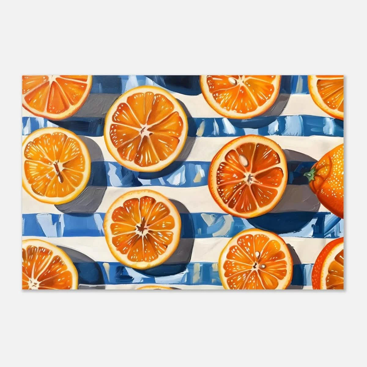 “Citrus Splash” | Wall Art Print - Aluminum Print - 60x90 cm / 24x36″ -