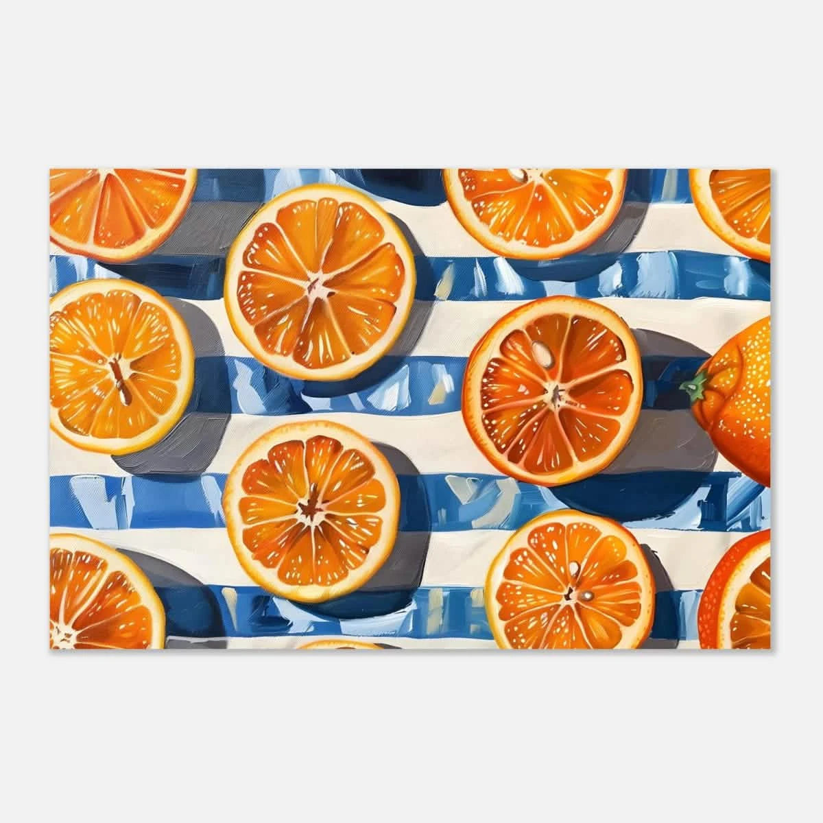“Citrus Splash” | Wall Art Print - Aluminum Print - 20x30 cm / 8x12″ -