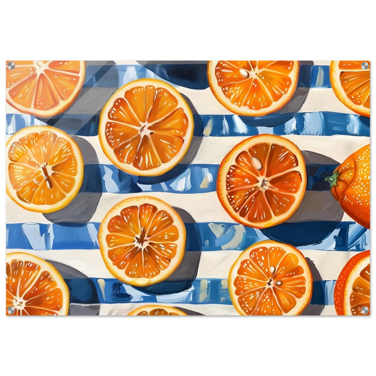 “Citrus Splash” | Wall Art Print - Acrylic Print - 70x100 cm / 28x40″ -