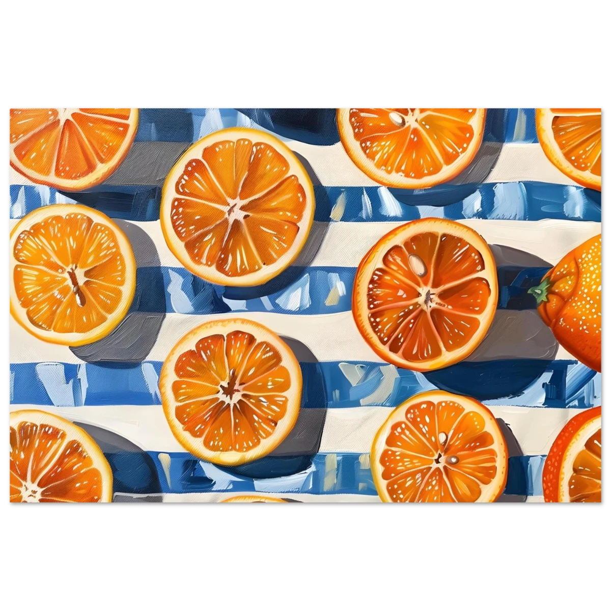 “Citrus Splash” | Wall Art Print - Fine Art Poster - 60x90 cm / 24x36″ -