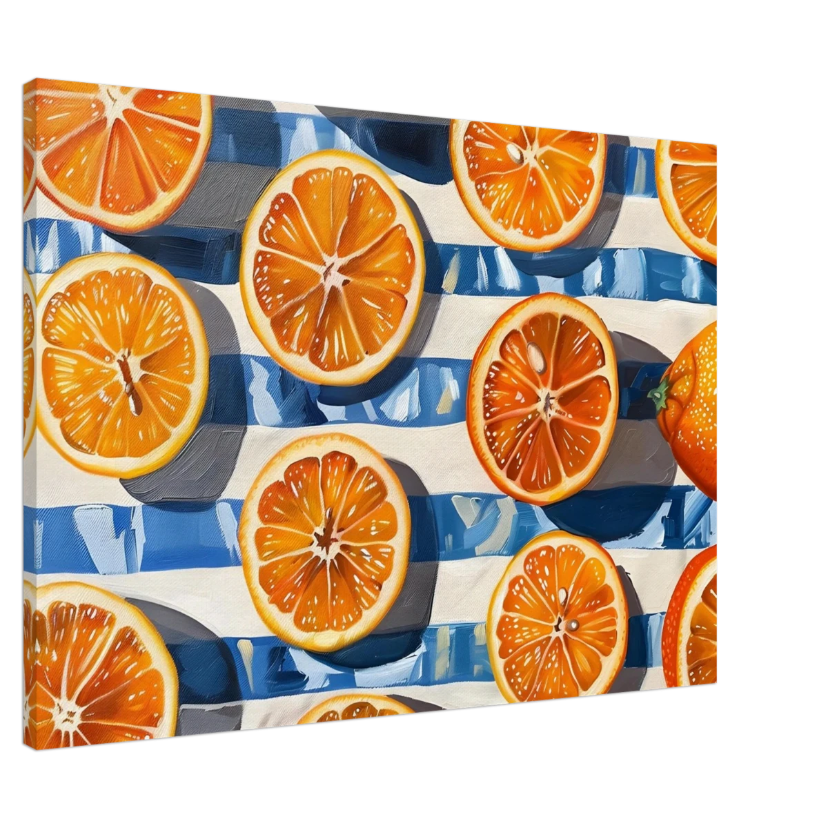 “Citrus Splash” | Wall Art Print - Canvas - 70x100 cm / 28x40″ -