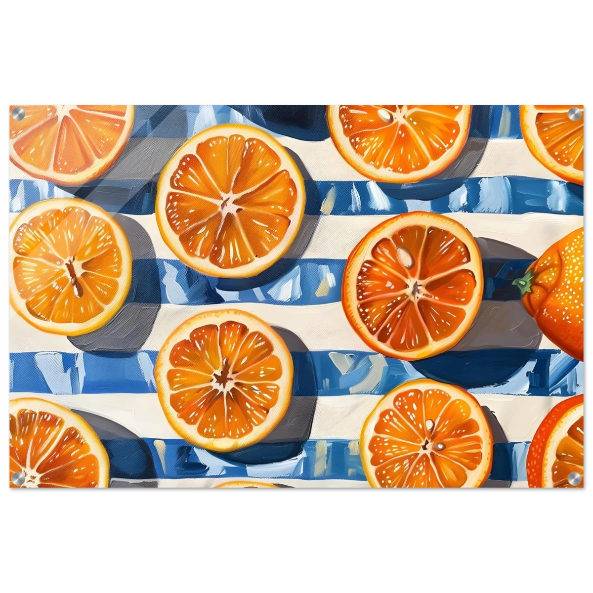 “Citrus Splash” | Wall Art Print - Acrylic Print - 60x90 cm / 24x36″ -