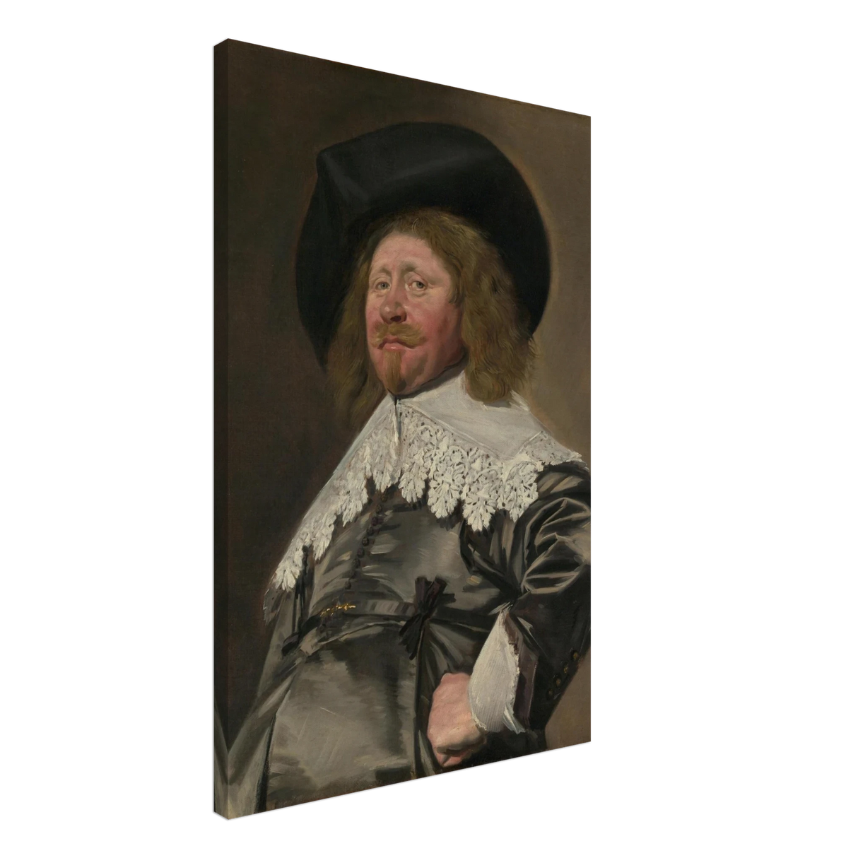 Claes Duyst van Voorhout – Portrait by Frans Hals (c.1638) Wall Art Print - Canvas - 50x75 cm / 20x30″ -