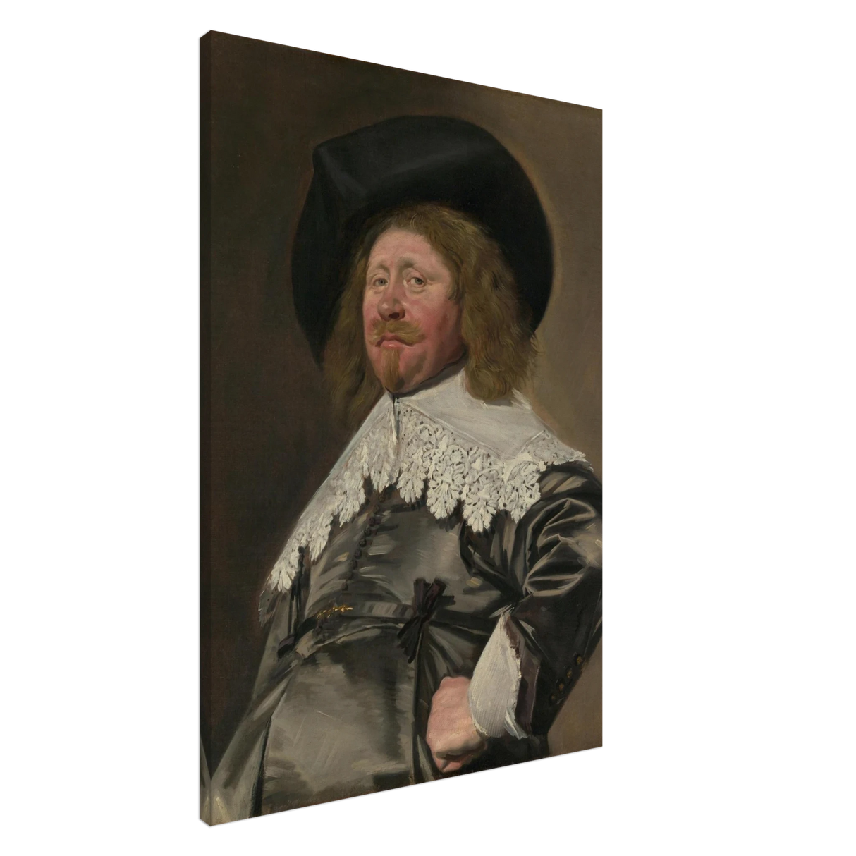 Claes Duyst van Voorhout – Portrait by Frans Hals (c.1638) Wall Art Print - Canvas - 70x100 cm / 28x40″ -