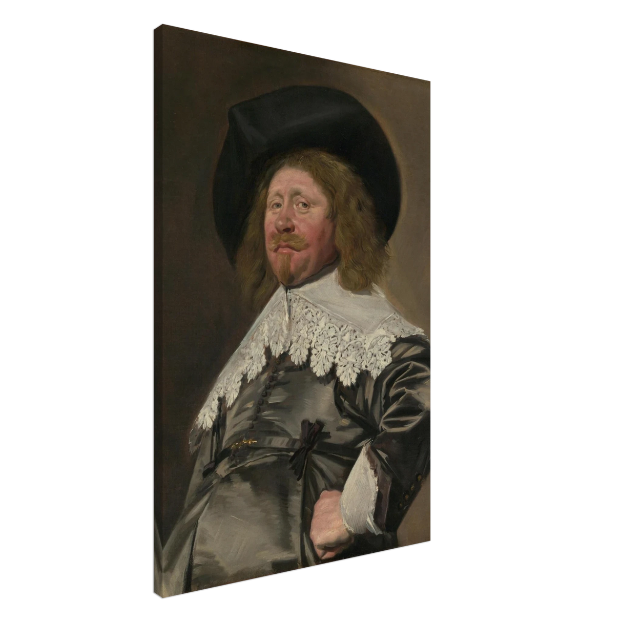 Claes Duyst van Voorhout – Portrait by Frans Hals (c.1638) Wall Art Print - Canvas - 60x90 cm / 24x36″ -