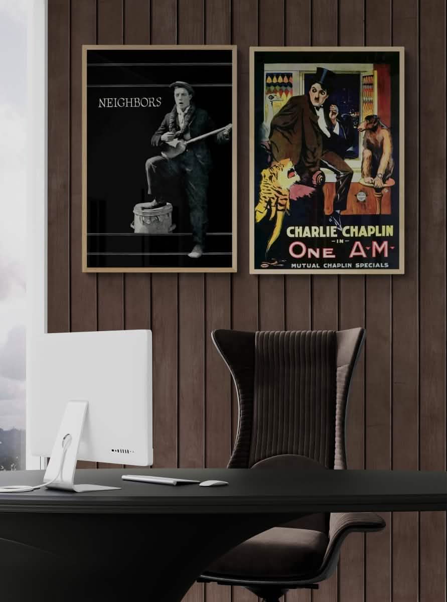 Classic Icons Canvas Pair - Canvas - 30X45 CM / 12X18″ -