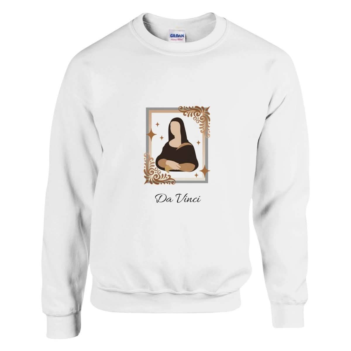 Classic Unisex Crewneck Sweatshirt | DVA Logo - 3XL - White -