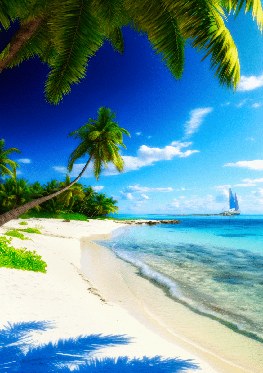 Coastal Bliss V03 | Travel Collection wall art print - Acrylic Print - 30x45 cm / 12x18″ -