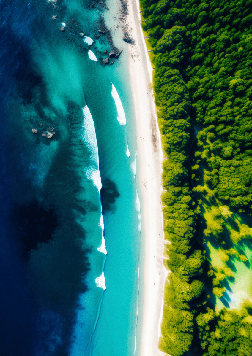 Coastal Bliss V04 | Travel Collection wall art print - Acrylic Print - 30x45 cm / 12x18″ -