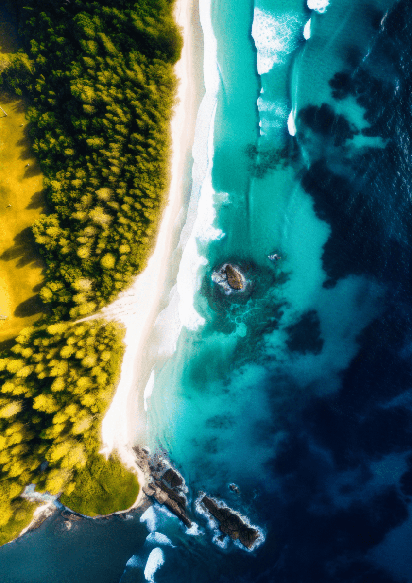 Coastal Bliss V05 | Travel Collection wall art print - Acrylic Print - 30x45 cm / 12x18″ -