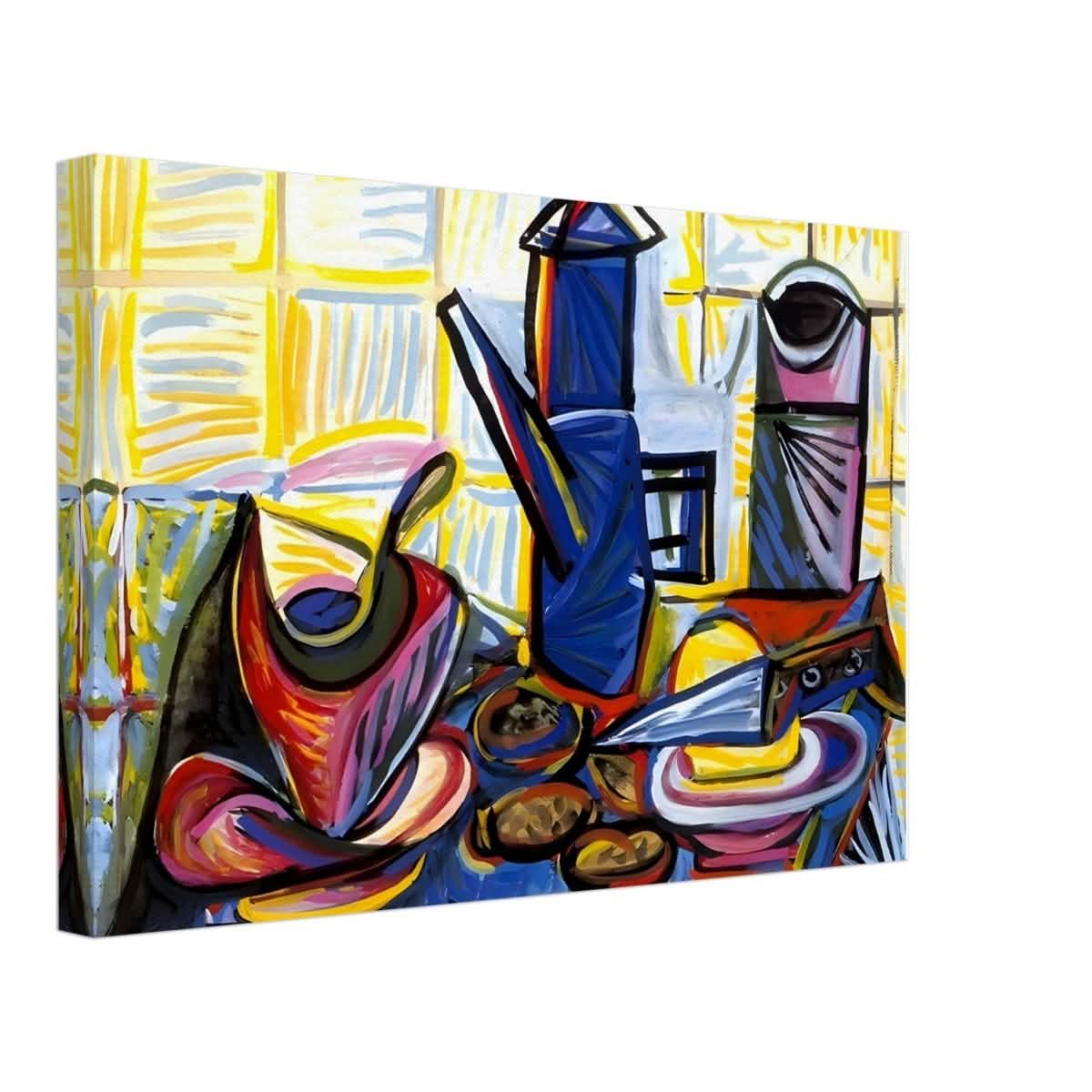 Coffee maker Cubism wall art Print by Pablo Picasso - Canvas - 30x45 cm / 12x18″ -