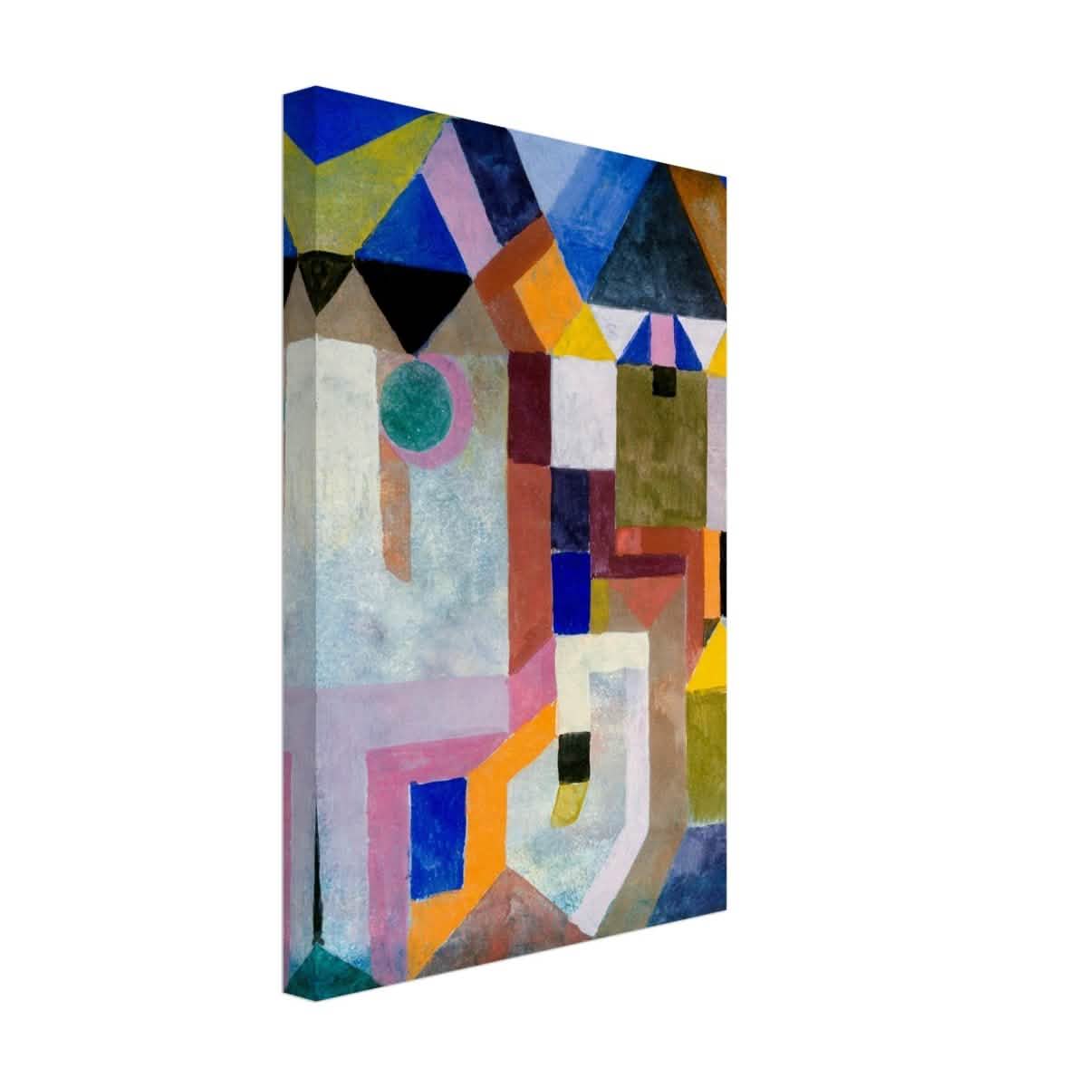 Colorful Architecture by Paul Klee - Canvas - 30x45 cm / 12x18″ - Thick
