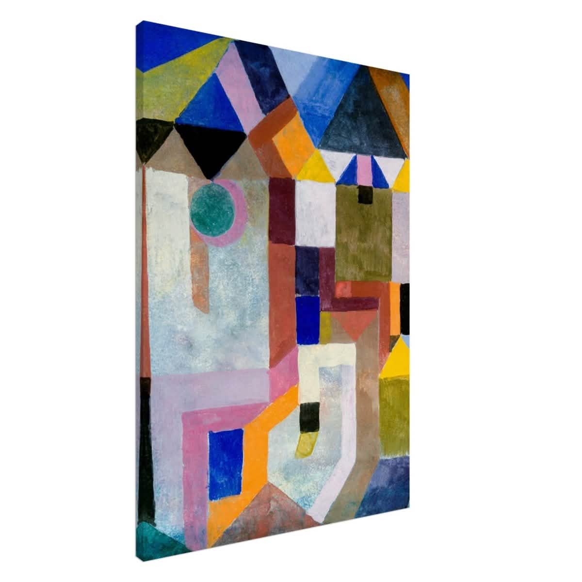 Colorful Architecture by Paul Klee - Canvas - 70x100 cm / 28x40″ - Slim