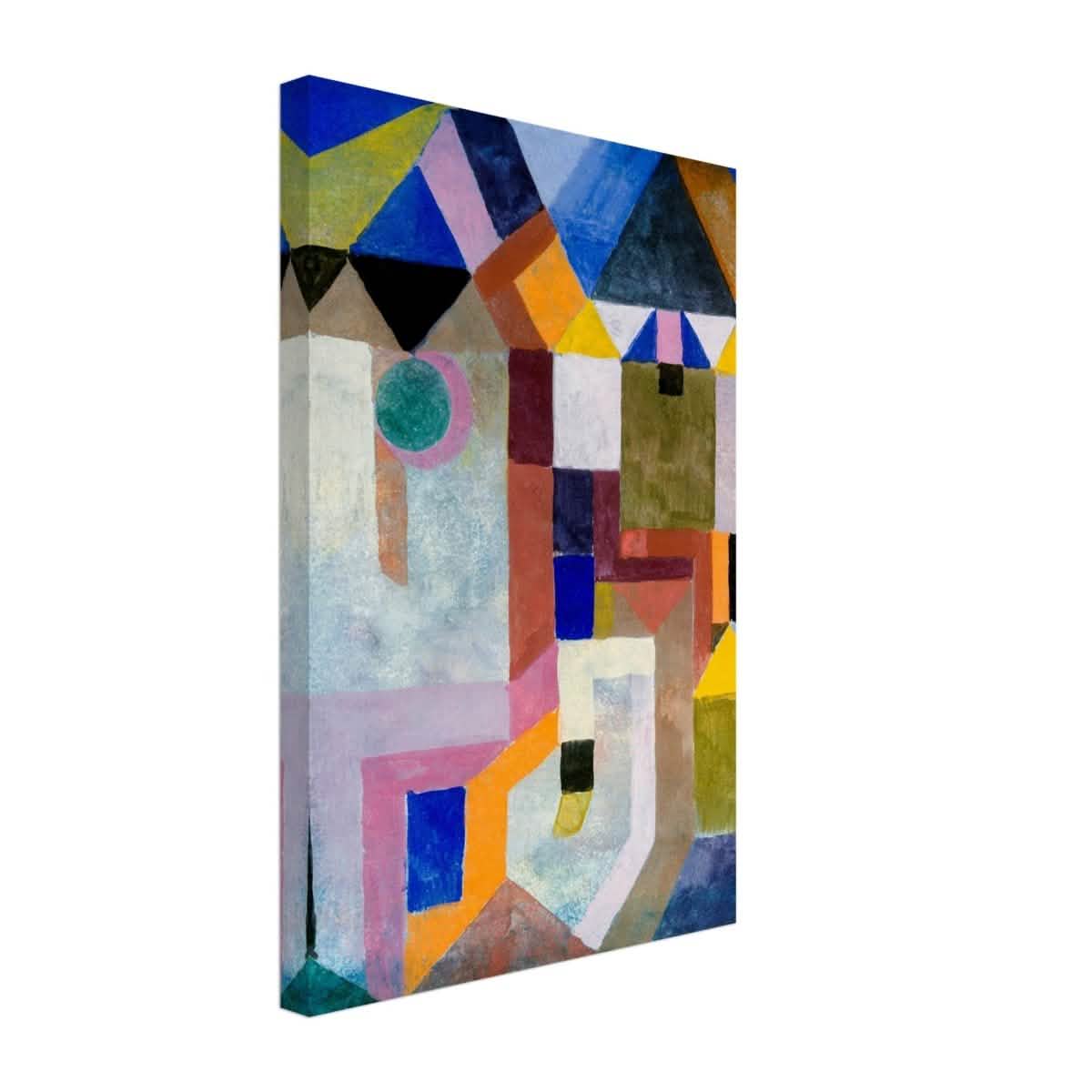 Colorful Architecture by Paul Klee - Canvas - 30x45 cm / 12x18″ - Slim