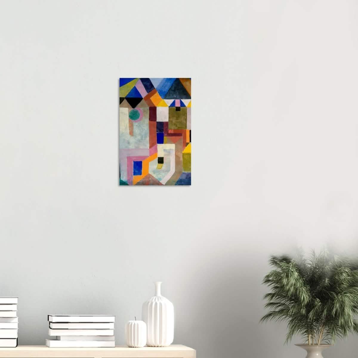 Colorful Architecture by Paul Klee - Wood Prints - 30x45 cm / 12x18″ - 20 mm
