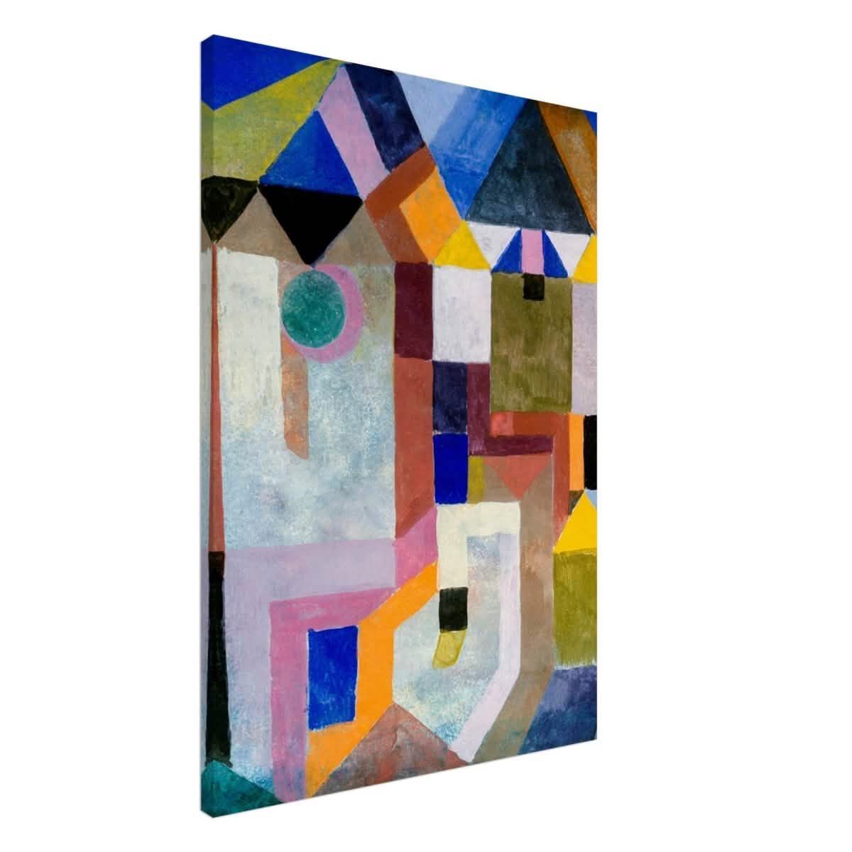 Colorful Architecture by Paul Klee - Canvas - 70x100 cm / 28x40″ - Thick