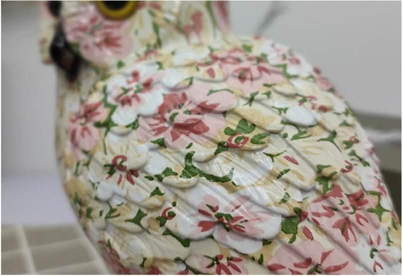 Colorful Owl Resin Ornaments – Modern Art Animal Figurines - Vibrant Harmony Owl -