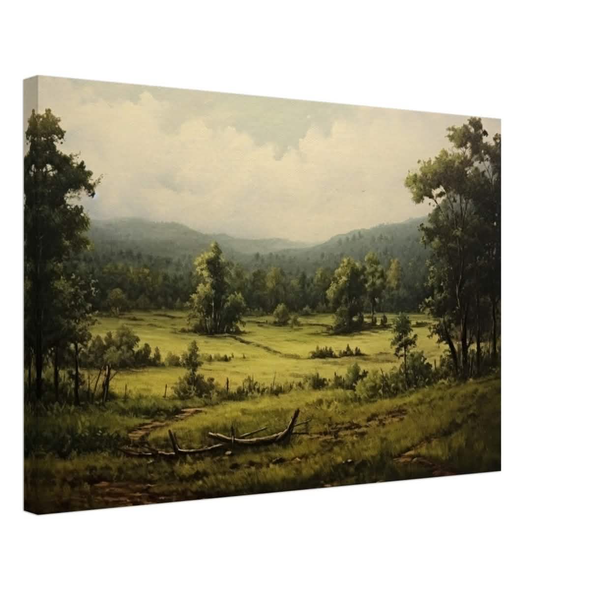 Countryside Landscape Wall Art - Canvas - 50x75 cm / 20x30″ - Thick