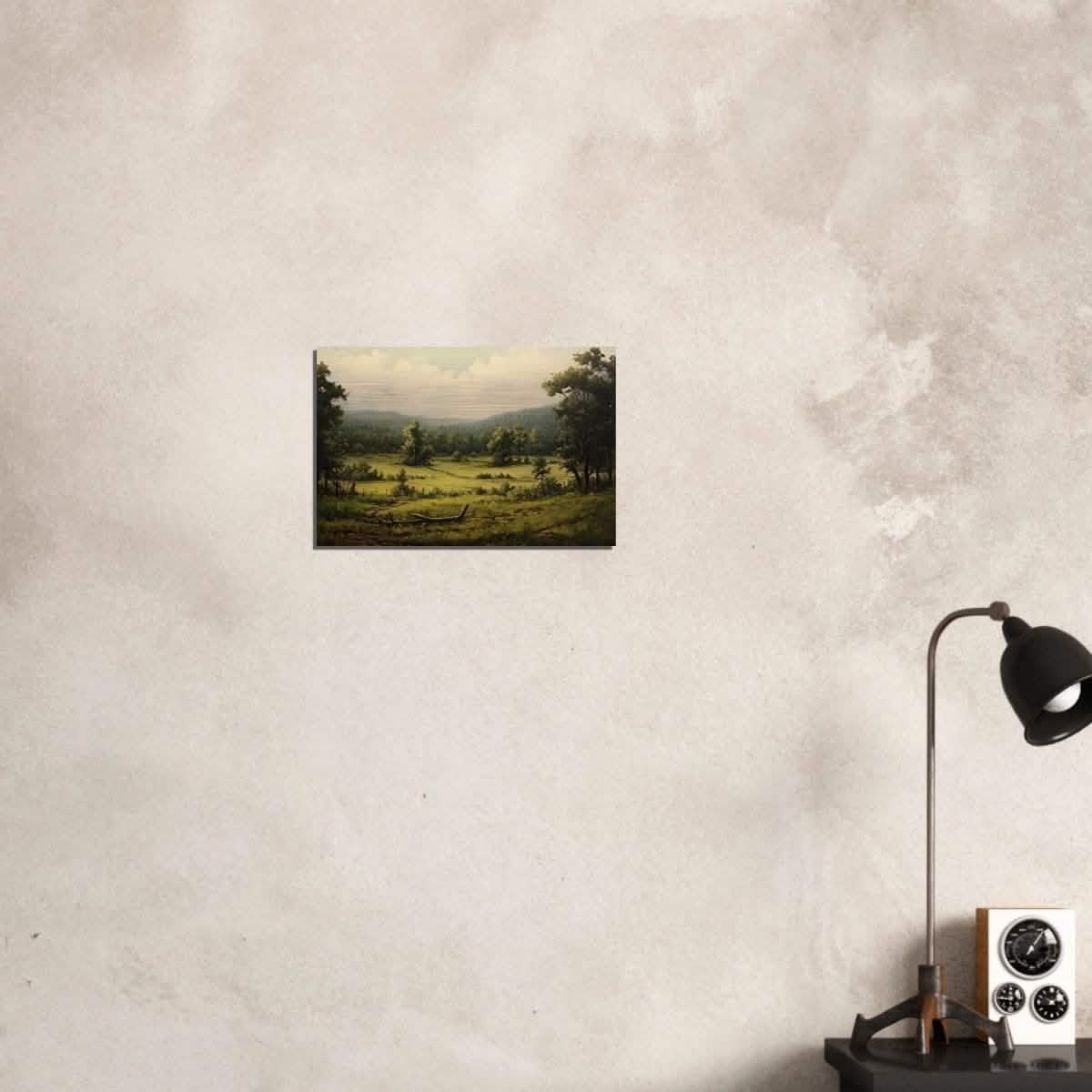 Countryside Landscape Wall Art - Brushed Aluminum Print - 30x45 cm / 12x18″ -