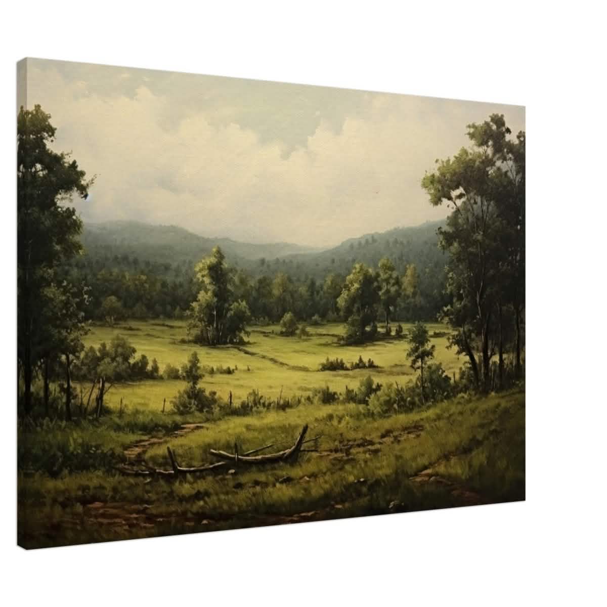 Countryside Landscape Wall Art - Canvas - 70x100 cm / 28x40″ - Slim