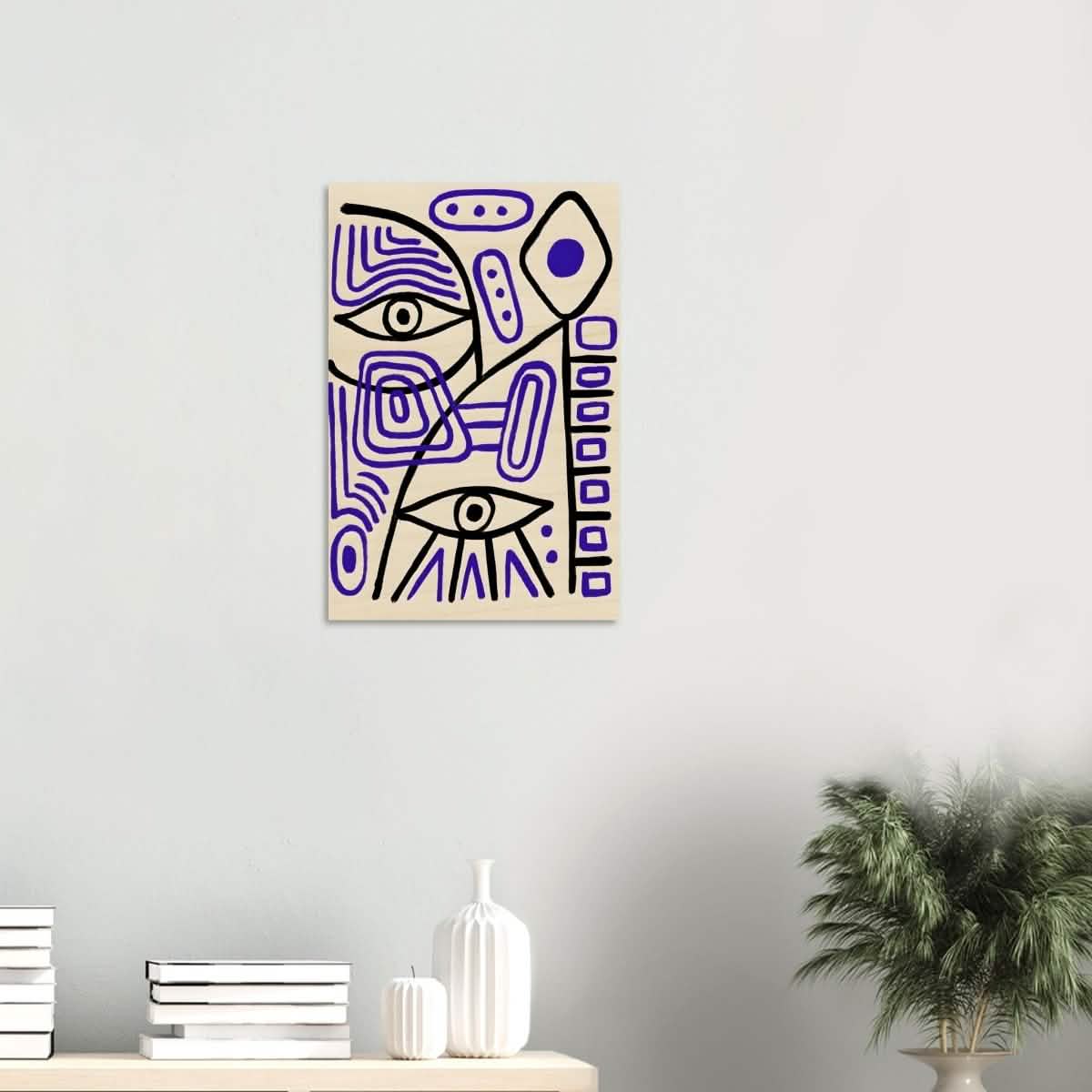 Cubism by Pablo Picasso - Wood Prints - 40x60 cm / 16x24″ - 10 mm