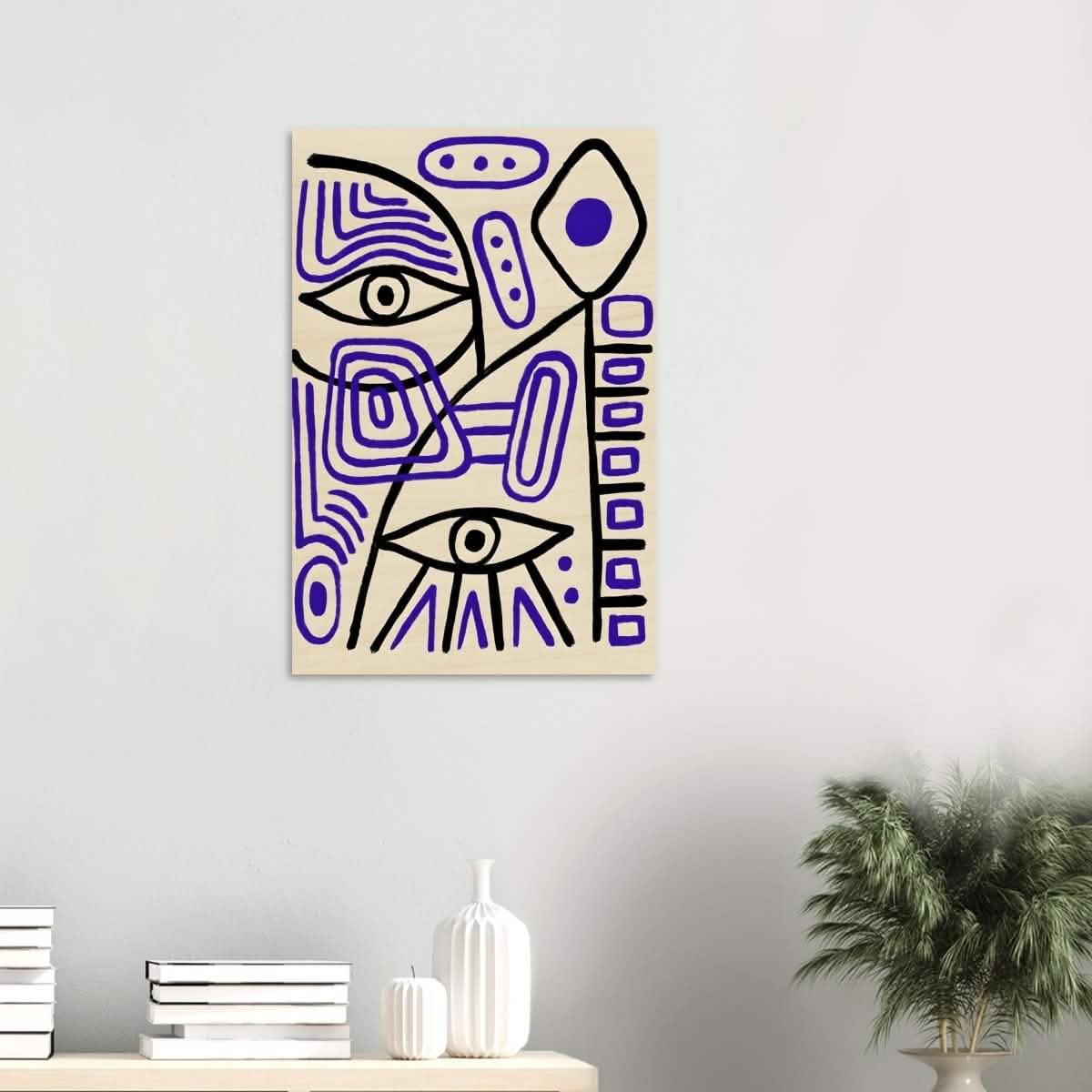 Cubism by Pablo Picasso - Wood Prints - 50x75 cm / 20x30″ - 20 mm