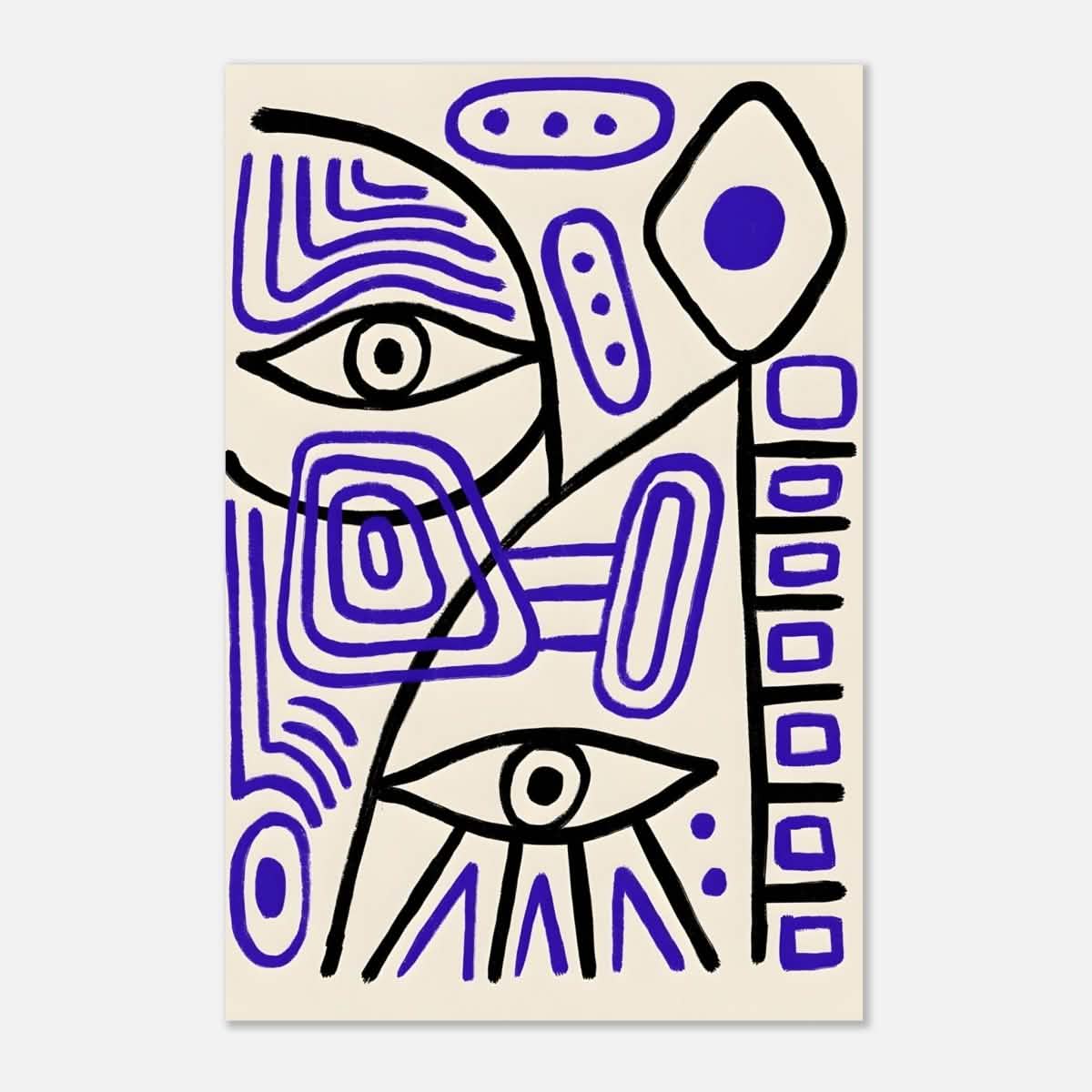 Cubism by Pablo Picasso - Aluminum Print - 60x90 cm / 24x36″ -