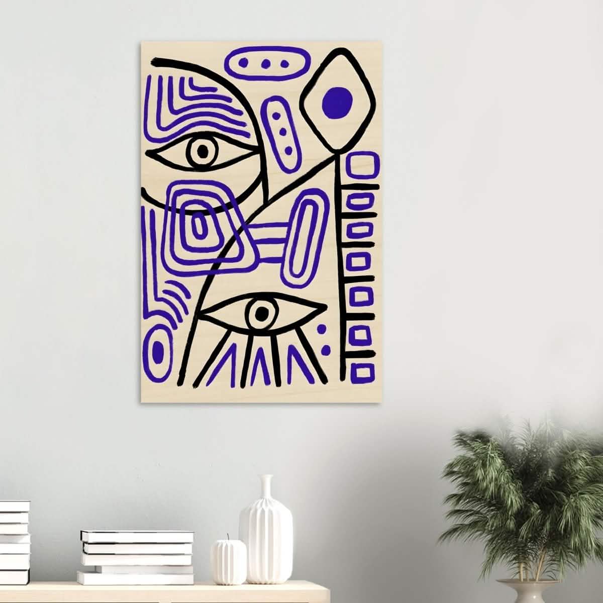 Cubism by Pablo Picasso - Wood Prints - 60x90 cm / 24x36″ - 20 mm