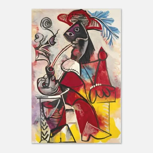 Cubist Harmony: Picasso - Inspired Duo - Canvas - 30X45 CM / 12X18″ -