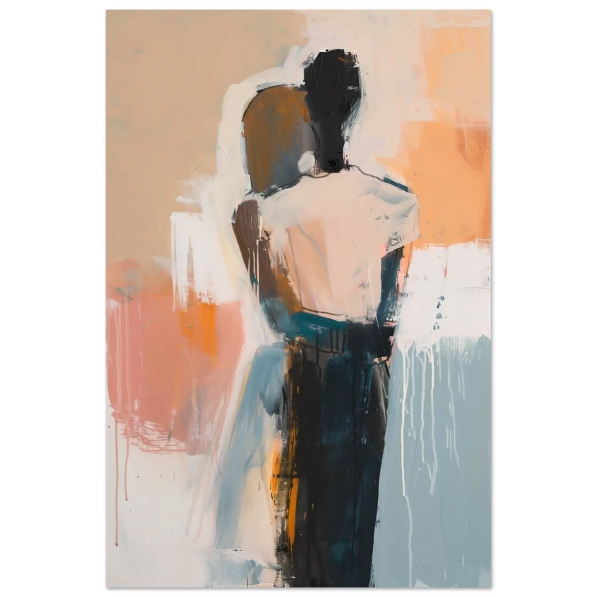 Da Vinci Abstract Art Wall art print | Abstract Expressionism - Aluminum Print - 50x75 cm / 20x30″ -