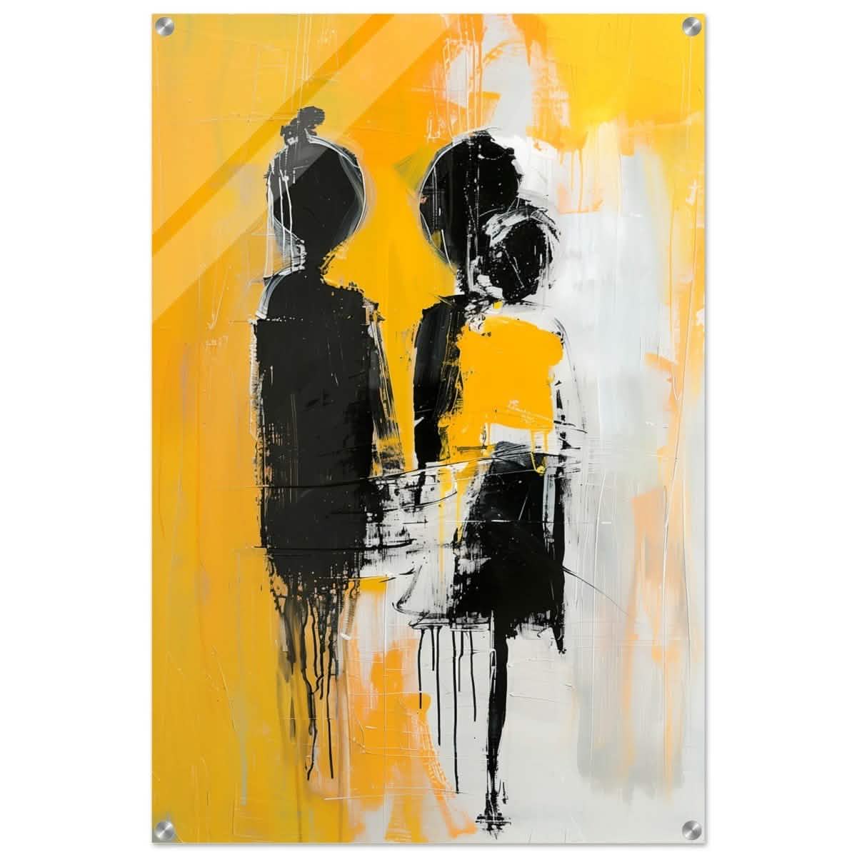 Da Vinci Abstract Art Wall art print | Abstract Expressionism - Acrylic Print - 60x90 cm / 24x36″ -