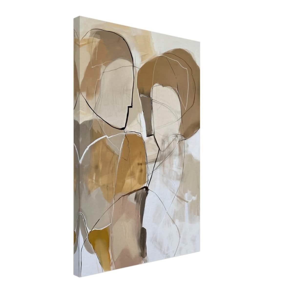 Da Vinci Abstract Art Wall art print | Abstract Expressionism - Canvas - 40x60 cm / 16x24″ -